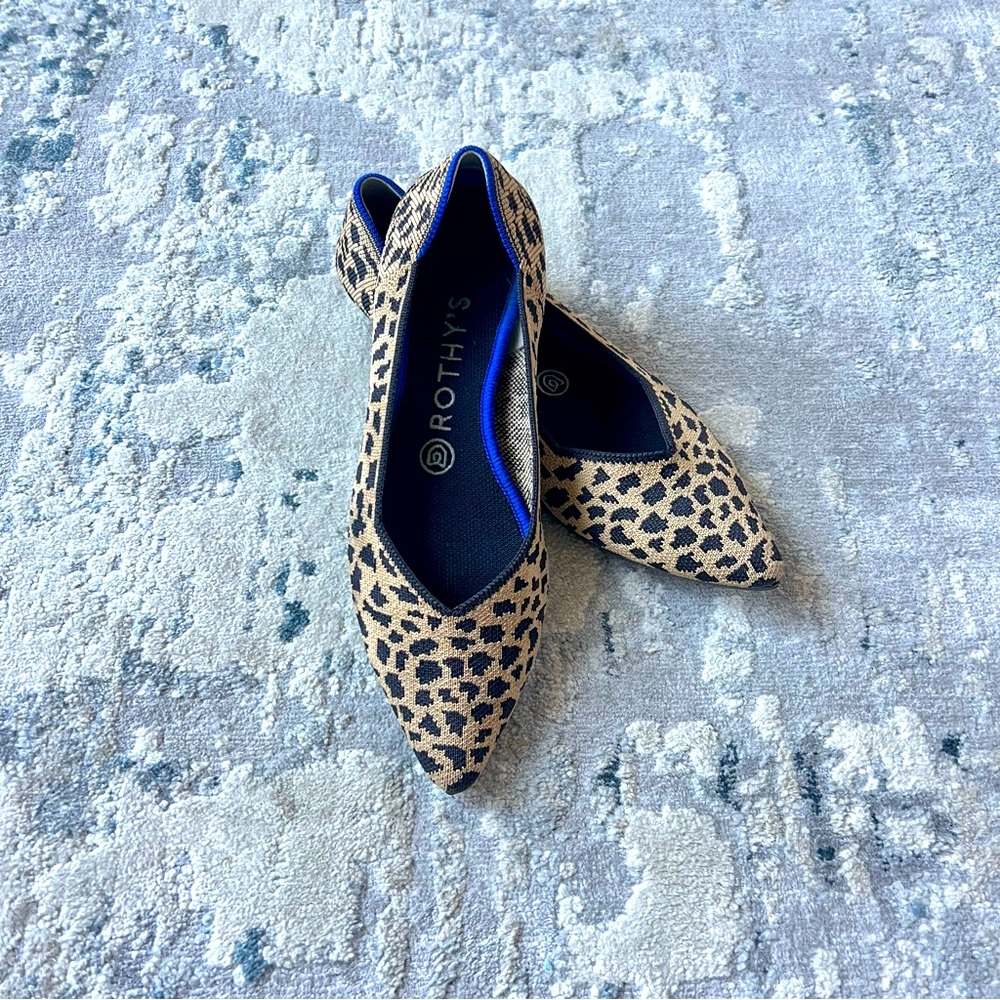 Rothy’s RETIRED The Point in Leopard